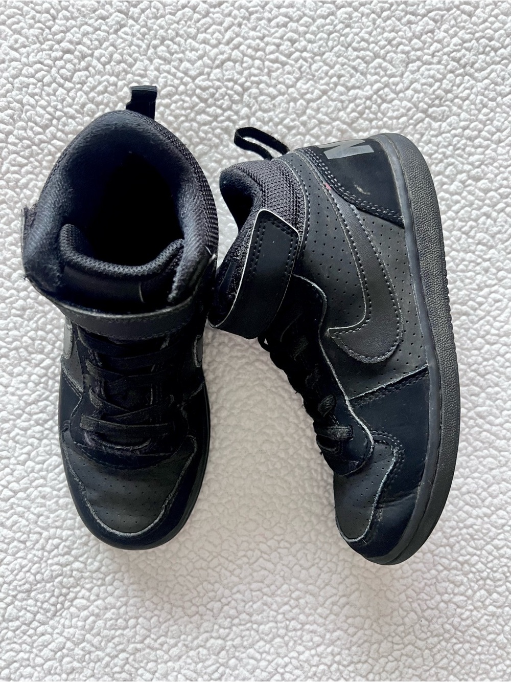 Nike Court Borough Mid black Kids Sneaker